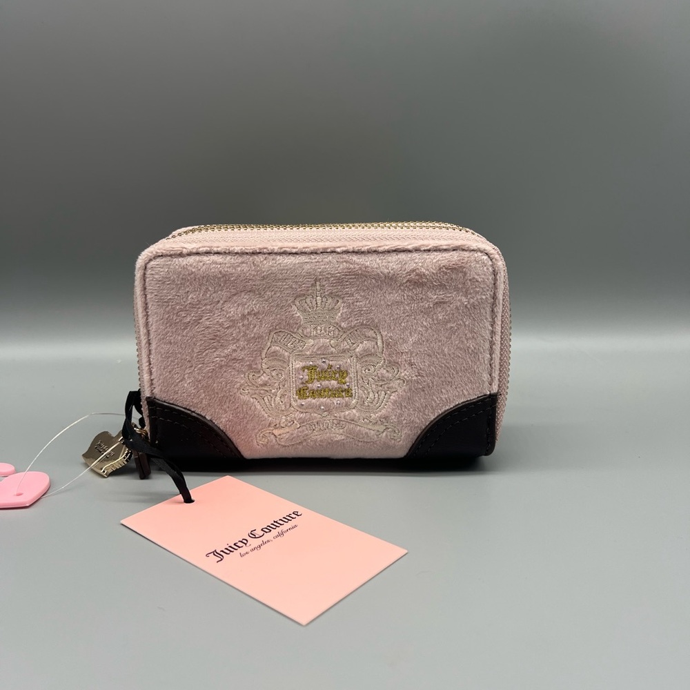 Juicy couture juicy for all double zip around wallet